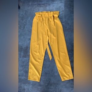 Stylish bow tie Paper bag pants